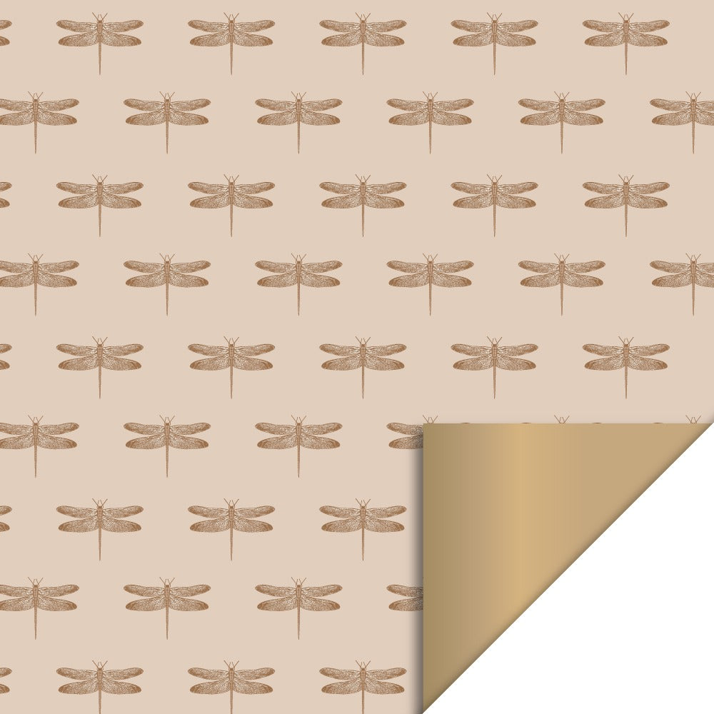 Cadeaupapier libelle beige 70cm