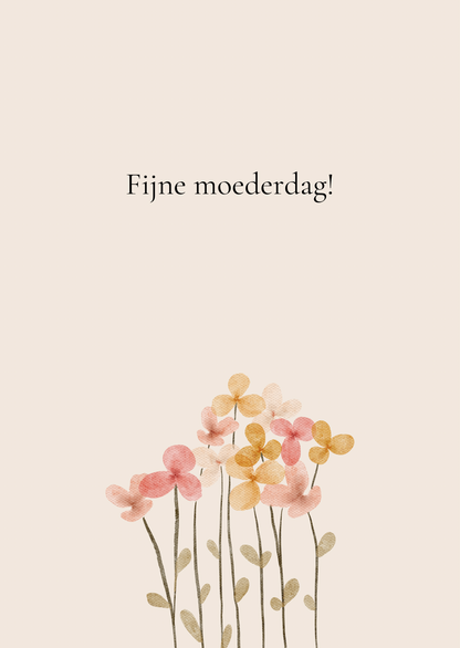 Kaart fijne moederdag