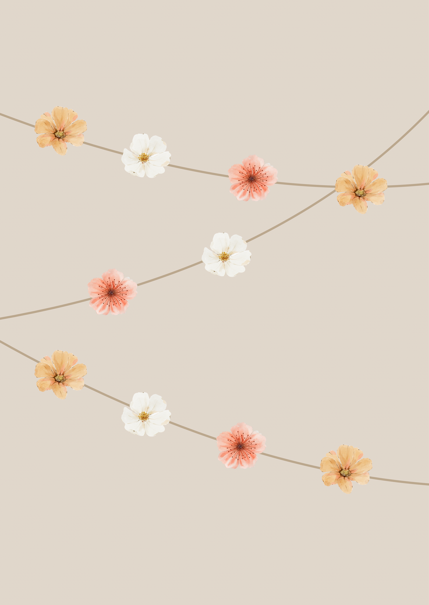 Kaart bloemenslinger