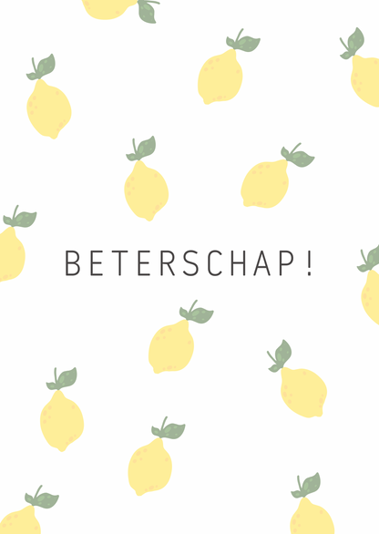 Kaart beterschap citroen