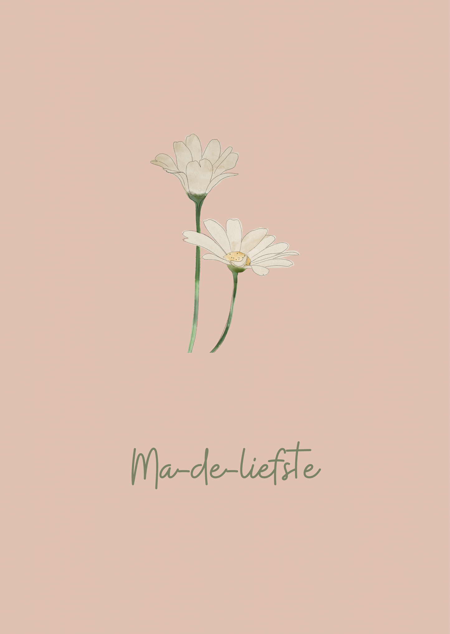 Mini kaart madeliefste