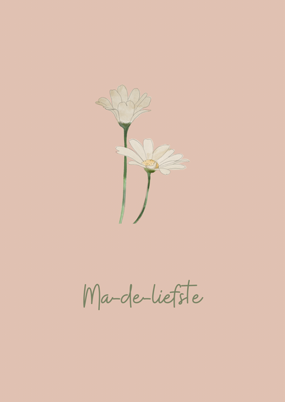 Mini kaart madeliefste