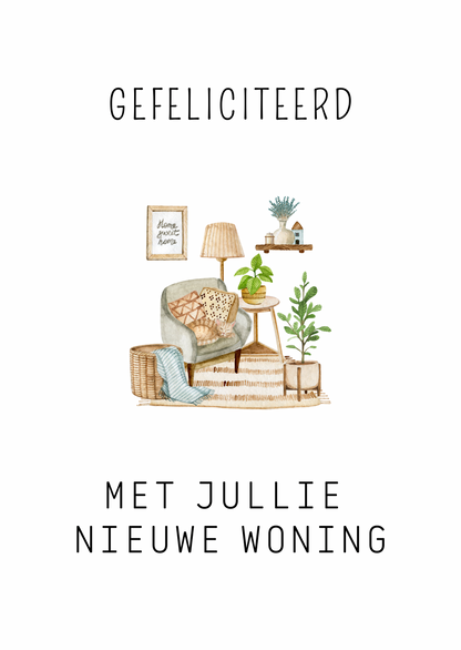 Kaart nieuwe woning